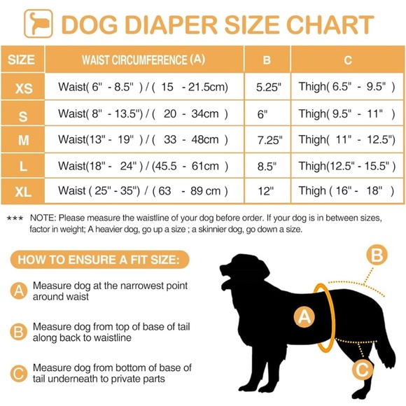 Washable Female Dog Diaper Suspender Reusable Heat Cycle Period incontinence XL - Picture 5 of 8